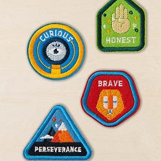 Character Patches, Set of 4, Set A
