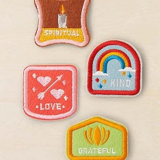 Character Patches, Set of 4, Set B