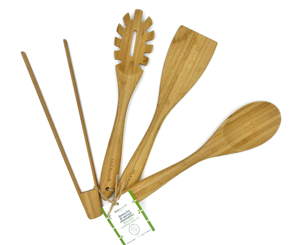 OLA BAMBOO COOKING UTENSILS