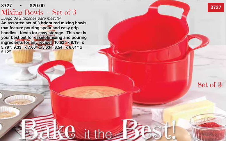 Mixing Bowls  - Set of 3