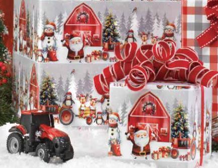 SANTA'S BARNYARD BASH GIFT WRAP JUMBO ROLL