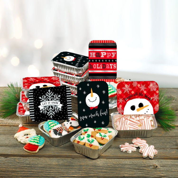 Catching Snowflakes Goodie Containers - Set of 12