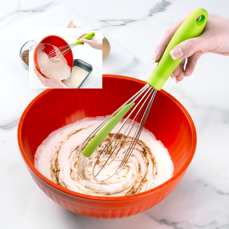 2 IN 1 WHISK AND BOWL SCRAPPER
