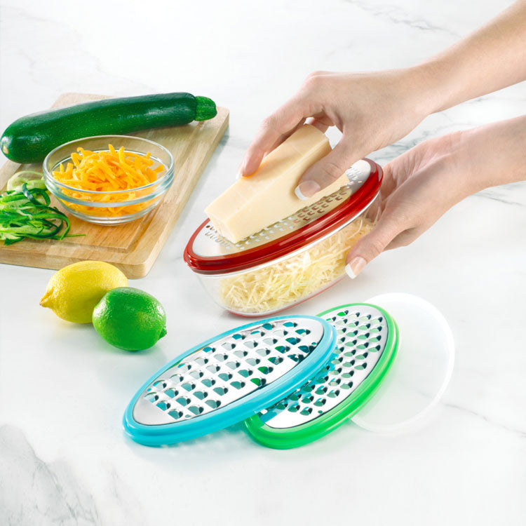 3-in-1 Grate And Store Container