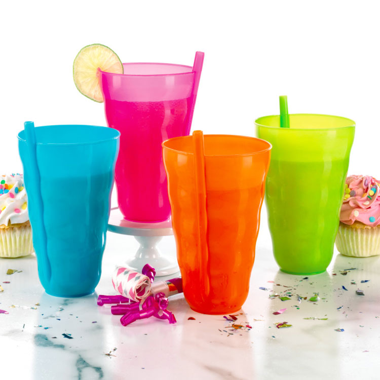 Sippy Straw Cups Set of 4