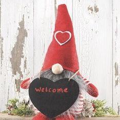 Gnome Plush with Countdown & Welcome Sign